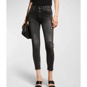 Moussy Vintage Lenwood Distressed Ankle Jeans